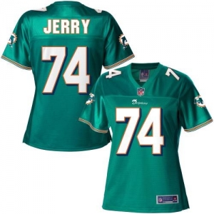 Pro Line Women's Miami Dolphins John Jerry Team Color Jersey