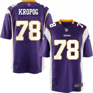 Nike Youth Minnesota Vikings Troy Kropog Team Color Game Jersey