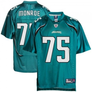 Reebok Eugene Monroe Jacksonville Jaguars Replica Jersey - Teal