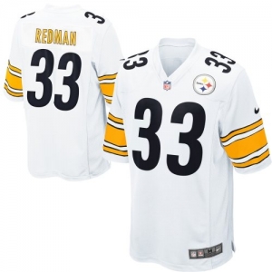 Nike Issac Redman Pittsburgh Steelers Youth Game Jersey - White