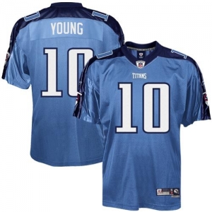 Reebok Vince Young Tennessee Titans Youth Premier Tackle Twill J