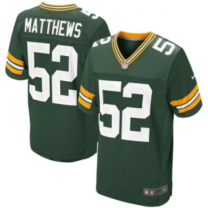 Nike Clay Matthews Green Bay Packers Elite Jersey - Green