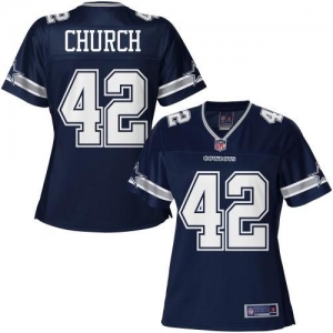 Pro Line Women's Dallas Cowboys Barry Church Team Color Jersey