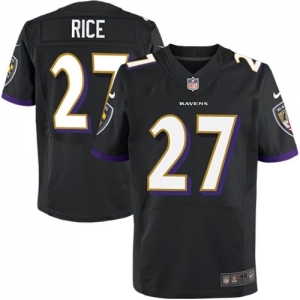 Nike Ray Rice Baltimore Ravens Elite Jersey - Black