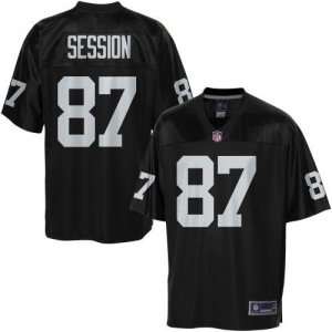 Pro Line Men's Oakland Raiders Tray Session Team Color Jersey