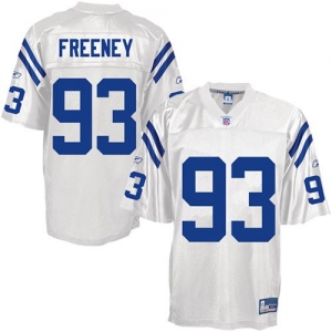 Reebok NFL Equipment Indianapolis Colts #93 Dwight Freeney White