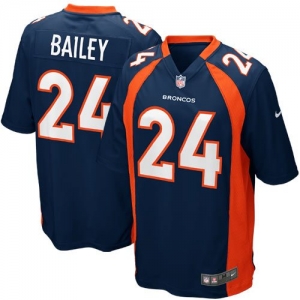 Nike Champ Bailey Denver Broncos Youth Game Jersey - Navy Blue