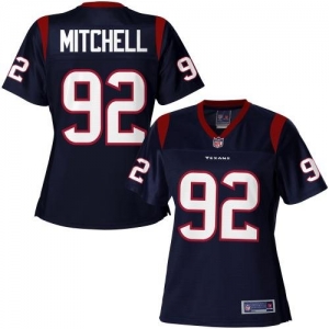 Pro Line Women's Houston Texans Earl Mitchell Team Color Jersey