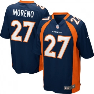 Nike Knowshon Moreno Denver Broncos Game Jersey - Navy Blue