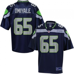 Pro Line Men's Seattle Seahawks Frank Omiyale Team Color Jersey