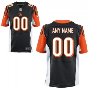 Nike Cincinnati Bengals Customized Elite Jersey - Black