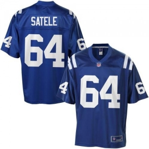 Pro Line Men's Indianapolis Colts Samson Satele Team Color Jerse