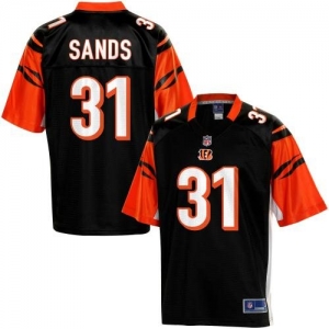 Pro Line Men's Cincinnati Bengals Robert Sands Team Color Jersey