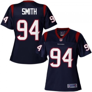 Pro Line Women's Houston Texans Antonio Smith Team Color Jersey