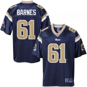 Pro Line Men's St. Louis Rams Tim Barnes Team Color Jersey