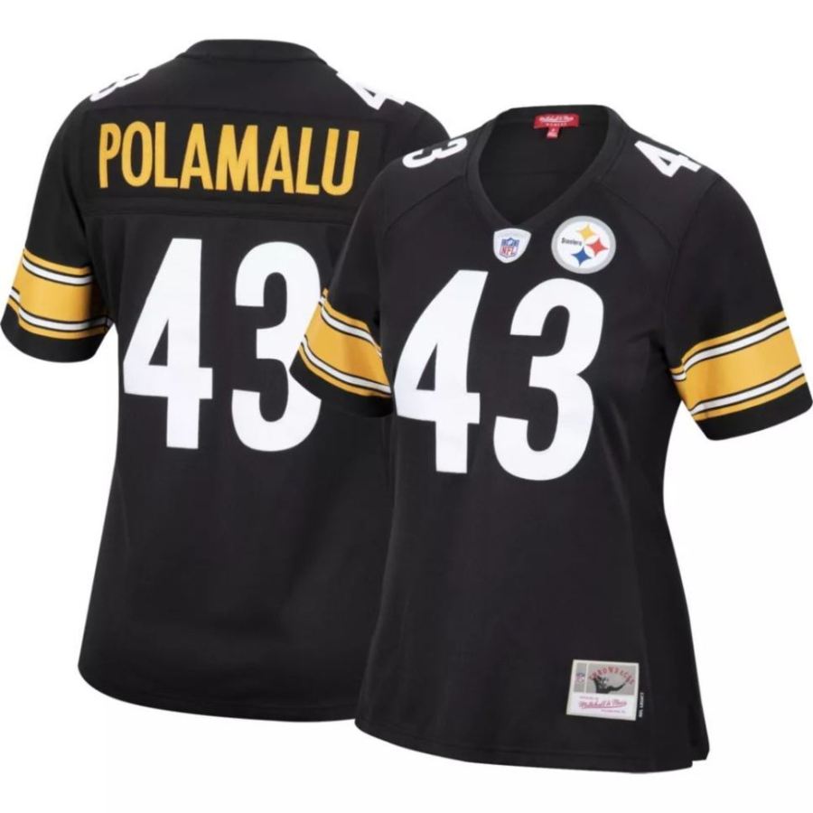 Mitchell & Ness Women's Pittsburgh Steelers Troy Polamalu #43 Bl