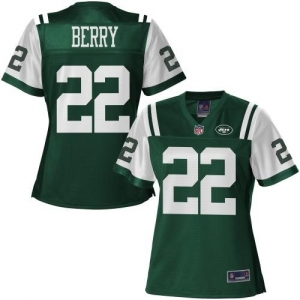 Pro Line Women's New York Jets Aaron Berry Team Color Jersey