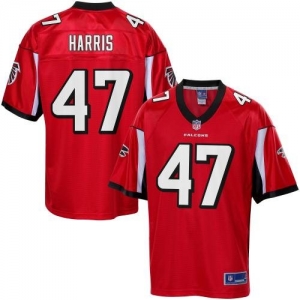 Pro Line Men's Atlanta Falcons Josh Harris Team Color Jersey