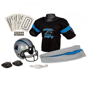 Carolina Panthers Youth Black Deluxe Team Uniform Set