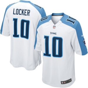 Nike Jake Locker Tennessee Titans Youth Game Jersey - White