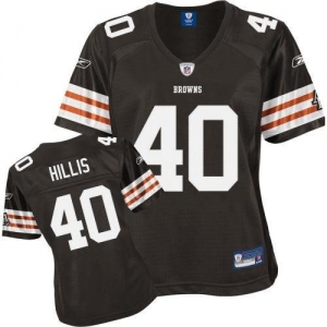 Reebok Cleveland Browns Peyton Hillis Women's Premier Jersey