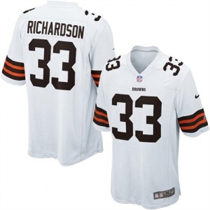 Nike Cleveland Browns Trent Richardson Game Jersey - White