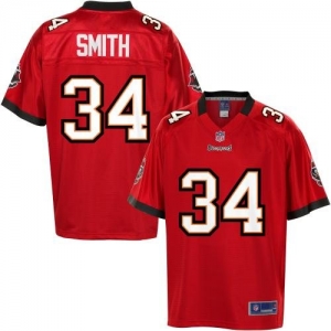 Pro Line Men's Tampa Bay Buccaneers Michael Smith Team Color Jer