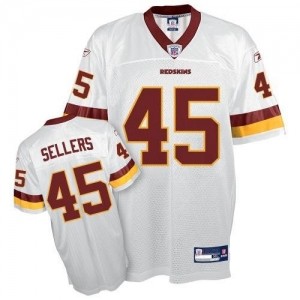 Reebok Mike Sellers Washington Redskins QB Practice Jersey - Whi