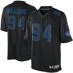 Nike Mario Williams Buffalo Bills Impact Twill Jersey - Black