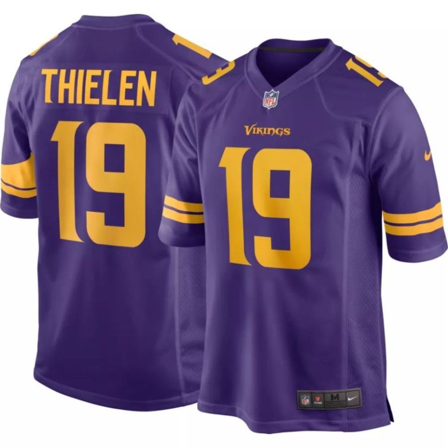 Nike Men's Minnesota Vikings Adam Thielen #19 Purple Game Jersey