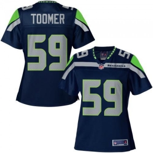 Pro Line Women's Seattle Seahawks Korey Toomer Team Color Jersey