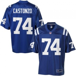 Pro Line Men's Indianapolis Colts Anthony Castonzo Team Color Je