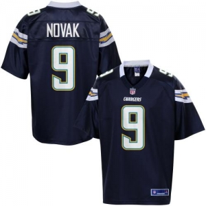 Pro Line Men's San Diego Chargers Nick Novak Team Color Jersey