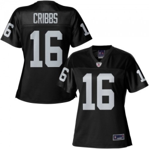 Pro Line Women's Oakland Raiders Josh Cribbs Team Color Jersey