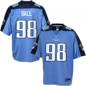 Pro Line Men's Tennessee Titans Dave Ball Team Color Jersey