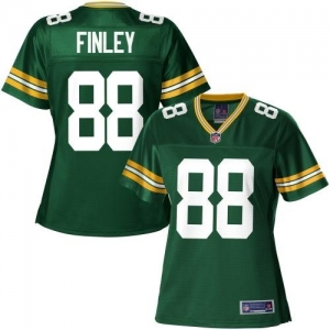 Pro Line Women's Green Bay Packers Jermichael Finley Team Color