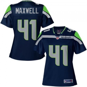 Pro Line Women's Seattle Seahawks Byron Maxwell Team Color Jerse