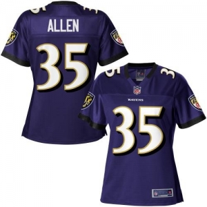 Pro Line Women's Baltimore Ravens Anthony Allen Team Color Jerse