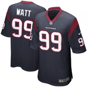 Nike J. J. Watt Houston Texans Youth Game Jersey - Navy Blue