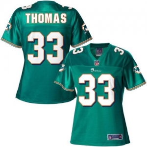 Pro Line Women's Miami Dolphins Daniel Thomas Team Color Jersey