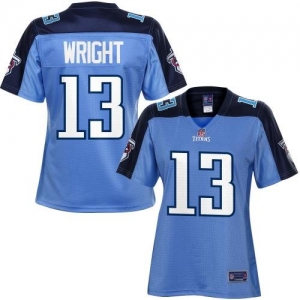 Pro Line Women's Tennessee Titans Kendall Wright Team Color Jers