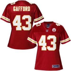 Pro Line Women's Kansas City Chiefs Thomas Gafford Team Color Je