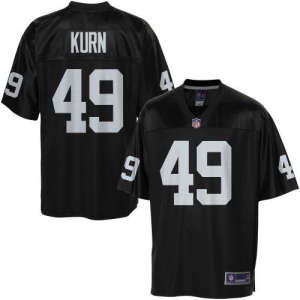 Pro Line Men's Oakland Raiders Mario Kurn Team Color Jersey