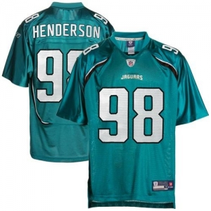 Reebok John Henderson Jacksonville Jaguars Replica Jersey - Teal