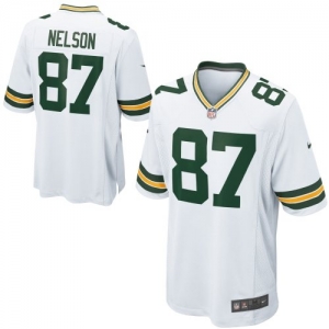 Nike Jordy Nelson Green Bay Packers Youth Game Jersey - White