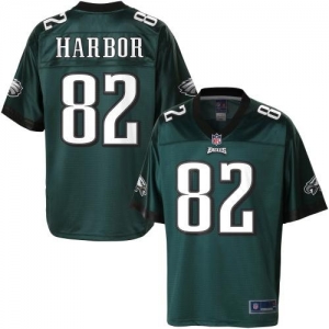 Pro Line Men's Philadelphia Eagles Clay Harbor Team Color Jersey