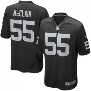 Nike Rolando McClain Oakland Raiders Game Jersey - Black