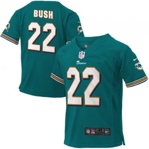 Nike Reggie Bush Miami Dolphins Toddler Game Jersey - Aqua