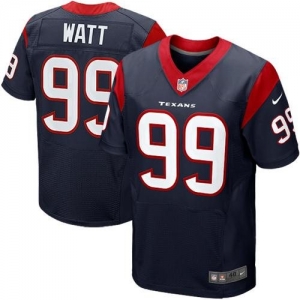 Nike J.J. Watt Houston Texans Elite Jersey - Navy Blue