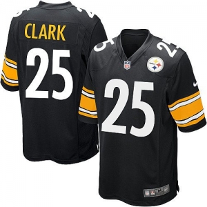 Nike Ryan Clark Pittsburgh Steelers Youth Game Jersey - Black